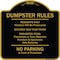 Signmission Designer Series-Residents Only Violators Prosecuted Bag Your Trash No Parking A-DES-BG-1818-9895 - alternate 1